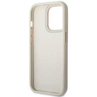 Guess GUHCP14LHGCRHS iPhone 14 Pro 6.1 &quot;silver / silver hardcase Croco Collection