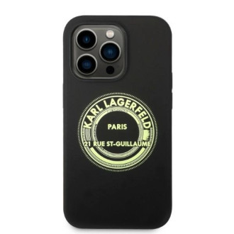 Karl Lagerfeld KLHCP14XSRSGRCK iPhone 14 Pro Max 6.7 &quot;hardcase black / black Silicone RSG