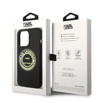 Karl Lagerfeld KLHCP14XSRSGRCK iPhone 14 Pro Max 6.7 &quot;hardcase black / black Silicone RSG
