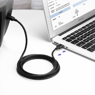 Ugreen USB Type B printer cable (male) - USB 2.0 (male) 480 Mbps 2 m black (US135 20847)
