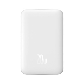 Baseus Magnetic Mini 10000mAh USB-C PD 20W / MagSafe 15W powerbank - white + USB-C cable