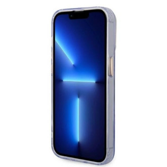 Guess GUHMP14XHTCMU iPhone 14 Pro Max 6,7&quot; fialové/fialové pevné pouzdro Gold Outline Translucent MagSafe