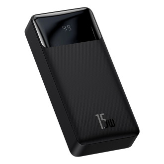[AFTER RETURN] Baseus Bipow fast charging power bank 20000mAh 15W black (Overseas Edition) + USB-A - Micro USB cable 0.25m black (PPBD050101)