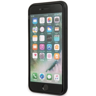 Guess GUHCI8PSASBBK iPhone 7/8 / SE 2020 / SE 2022 black/black Saffiano Strap