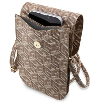 Guess Handbag GUWBHGCFSEW brown/brown GCube Stripe