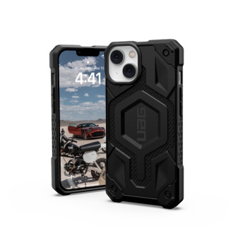 UAG Monarch MagSafe case for iPhone 14 Plus - black kvlar