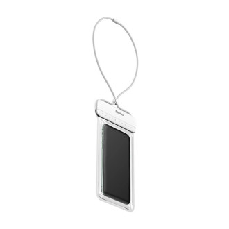 Baseus universal waterproof cover phone case (max 7.2&#39;&#39;) for swimming pool IPX8 white (ACFSD-D02)