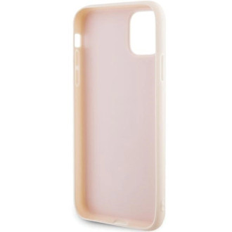 Karl Lagerfeld KLHCN613DMBKCP iPhone 11 / Xr 6.1" pink/pink hardcase 3D Rubber Glitter Logo