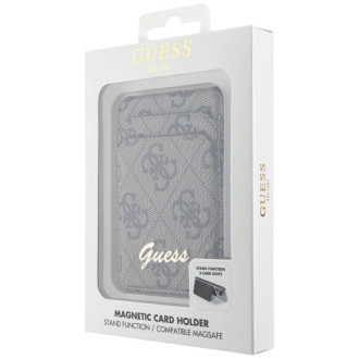 Pouzdro Guess Wallet Slot pro karty GUWMSHG4SHW - hnědé MagSafe 4G Classic Logo