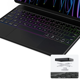 Dux Ducis Keyboard (MK Series) case with Bluetooth keyboard for iPad Air 4 / 5 / iPad Pro 11" 2018-2022 - black