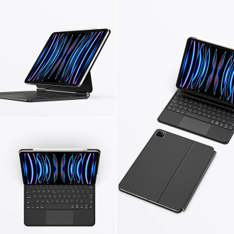 Dux Ducis Keyboard (MK Series) case with Bluetooth keyboard for iPad Air 4 / 5 / iPad Pro 11" 2018-2022 - black
