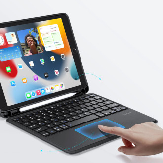 Dux Ducis DK Series Bluetooth Keyboard Case for Apple iPad 7/8/9 10.2&#39;&#39;/iPad Air 3/iPad Pro 10.5&#39;&#39; (2017) - Black