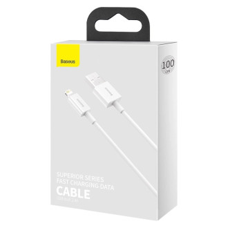 Baseus Superior USB - Lightning kabel 2,4A 1 m Bílý (CALYS-A02)