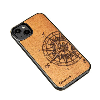 Bewood Traveler Merbau wooden case for iPhone 15 Plus