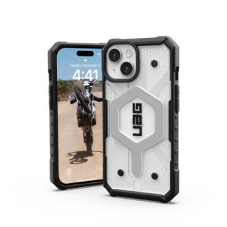 UAG Pathfinder MagSafe case for iPhone 15 - transparent