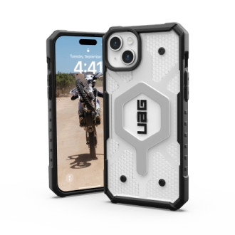 UAG Pathfinder MagSafe case for iPhone 15 Plus - transparent