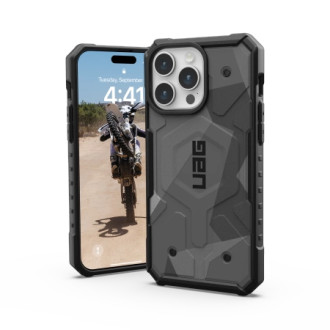 UAG Pathfinder MagSafe case for iPhone 15 Pro Max - camo gray