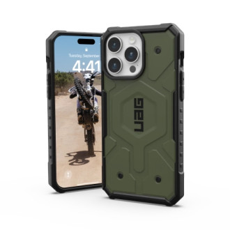 UAG Pathfinder MagSafe case for iPhone 15 Pro Max - green