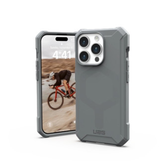 UAG Essential Armor MagSafe case for iPhone 15 Pro - silver