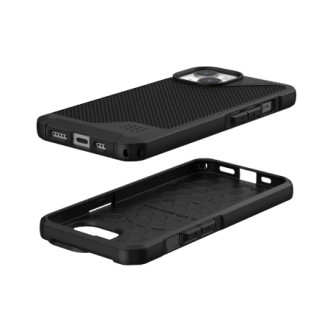 UAG Metropolis LT MagSafe case for iPhone 15 - black kevlar