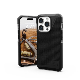 UAG Metropolis LT MagSafe case for iPhone 15 Pro - black kevlar