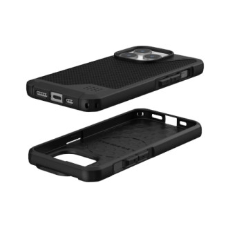 UAG Metropolis LT MagSafe case for iPhone 15 Pro - black kevlar