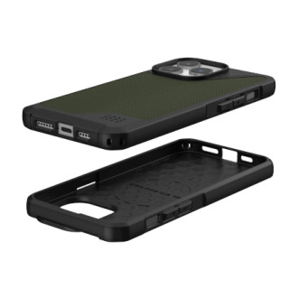 UAG Metropolis LT MagSafe case for iPhone 15 Pro Max - green Kevlar