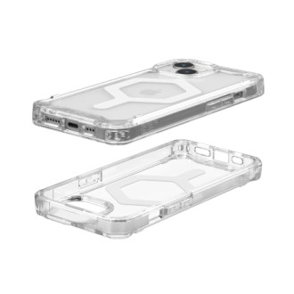 UAG Plyo MagSafe case for iPhone 15 - transparent and white