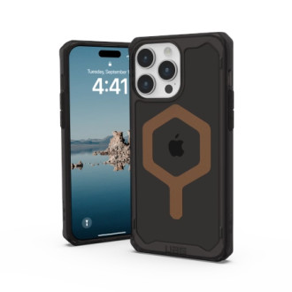 UAG Plyo MagSafe case for iPhone 15 Pro Max - black and brown