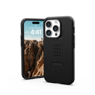 UAG Civilian MagSafe case for iPhone 15 Pro - black