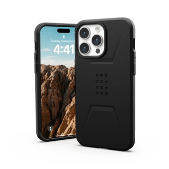 UAG Civilian MagSafe case for iPhone 15 Pro Max - black