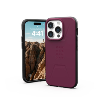 UAG Civilian MagSafe case for iPhone 15 Pro - purple