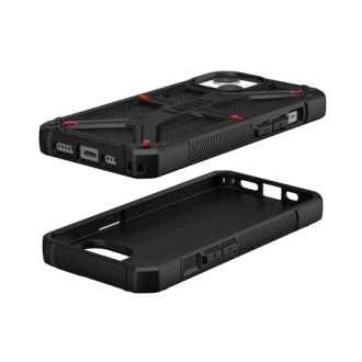 UAG Monarch case for iPhone 15 - black kevlar