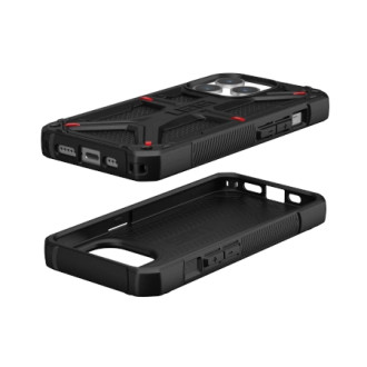 UAG Monarch case for iPhone 15 Pro - black kevlar