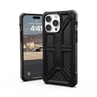 UAG Monarch case for iPhone 15 Pro Max - black carbon