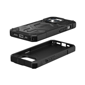 UAG Monarch Pro case with MagSafe for iPhone 15 Pro - black carbon