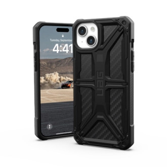 UAG Monarch case for iPhone 15 Plus - black carbon