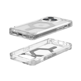 UAG Plyo MagSafe case for iPhone 15 Pro - transparent and silver