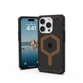 UAG Plyo MagSafe case for iPhone 15 Pro - black and brown