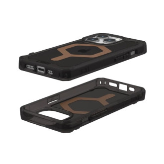 UAG Plyo MagSafe case for iPhone 15 Pro - black and brown