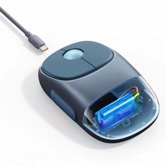 Bezdrátová myš Ugreen MU102 FUN+ Bluetooth / 2,4 GHz - černá