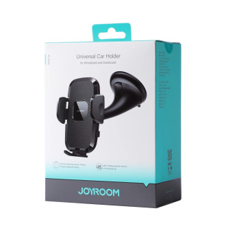 Mechanický držák telefonu do auta Joyroom pro palubní desku v kokpitu černý (JR-ZS259)