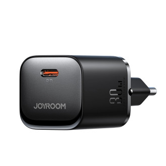 Joyroom JR-TCF07EU Speed ​​​​Series 30W USB-C PD/QC/AFC/FCP nástěnná nabíječka – černá