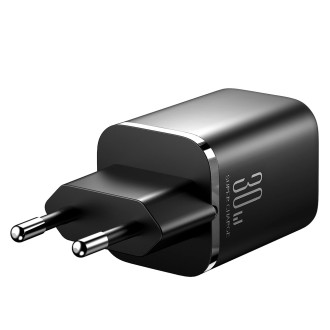 Joyroom JR-TCF07EU Speed ​​​​Series 30W USB-C PD/QC/AFC/FCP nástěnná nabíječka – černá