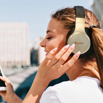 Guess Bluetooth sluchátka do uší GUBH604GEMK black/black 4G Script