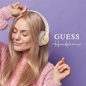 Guess Bluetooth sluchátka do uší GUBH604GEMP růžová/růžová 4G Script
