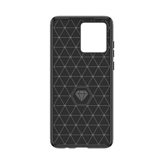 Carbon Case for Motorola Moto G84 - black