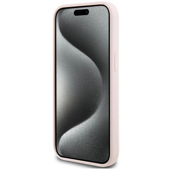 Karl Lagerfeld Silicone Karl Script case for iPhone 15 - pink