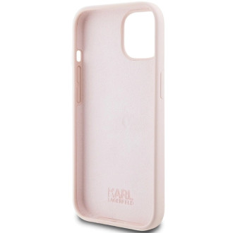 Karl Lagerfeld Silicone Karl Script case for iPhone 15 - pink