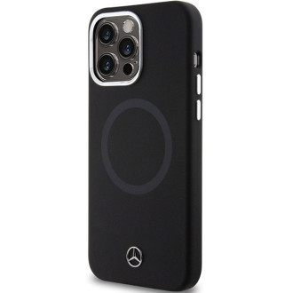Mercedes Silicone Bicolor MagSafe case for iPhone 15 Pro Max - black